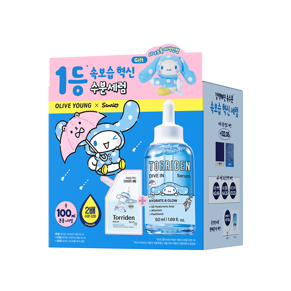 Torriden Dive In Hyaluronic Acid Serum Refill Set, observed pack