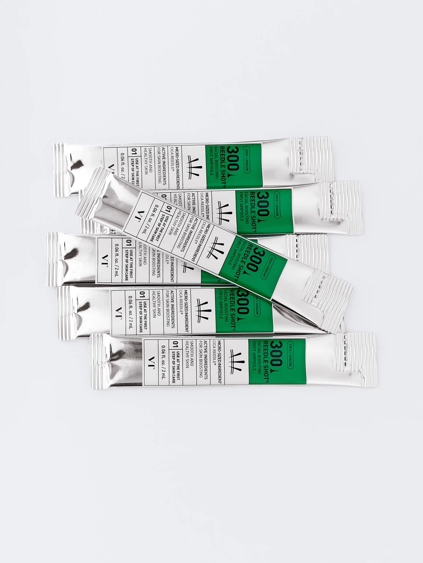 VT Reedle Shot 300 Facial Boosting First Ampoule, observed pack